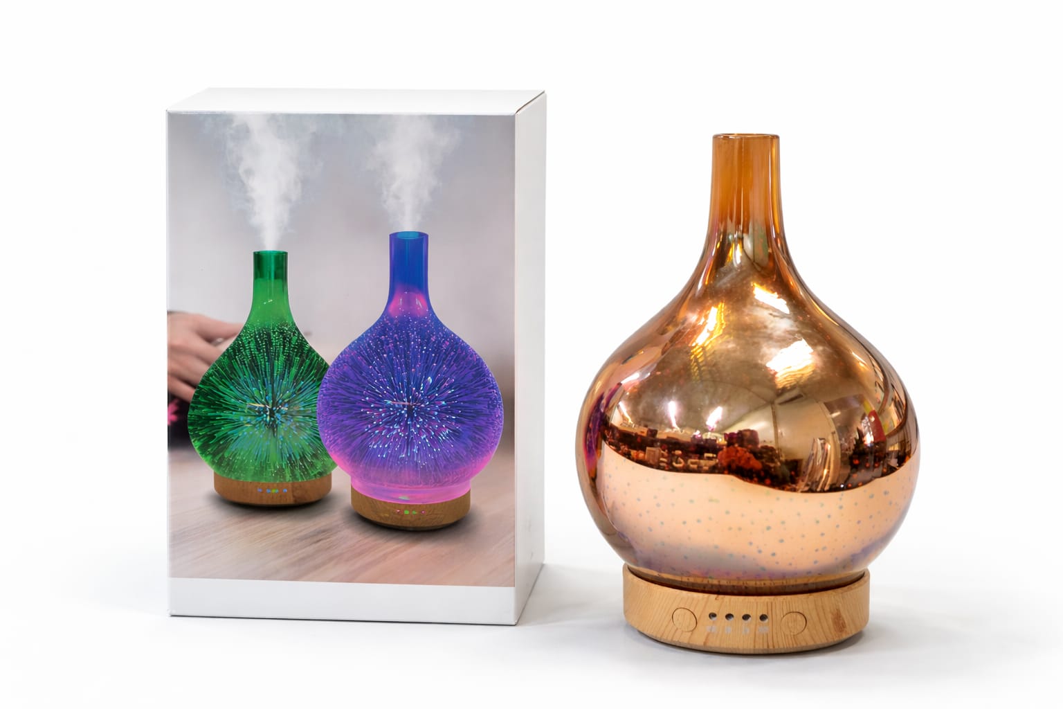 Aroma Diffuser – LED Luftbefeuchter mit 3D Lichteffekt